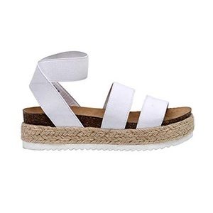 White size 8 platforms were to big for me